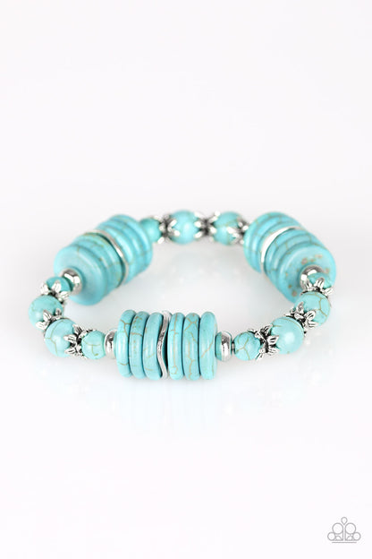 Sagebrush Serenade - blue - Paparazzi bracelet