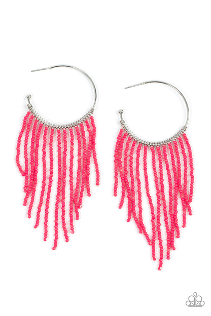 Saguaro Breeze - pink -  Paparazzi earrings