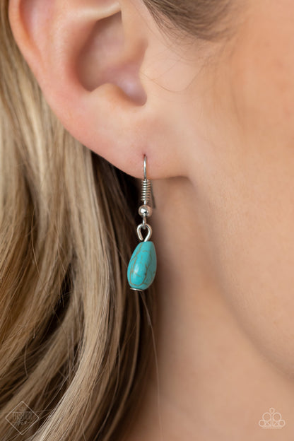 Saguaro Soul Trek - blue - Paparazzi necklace