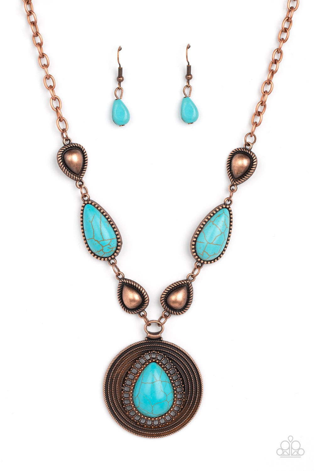 Saguaro Soul Trek - copper - Paparazzi necklace