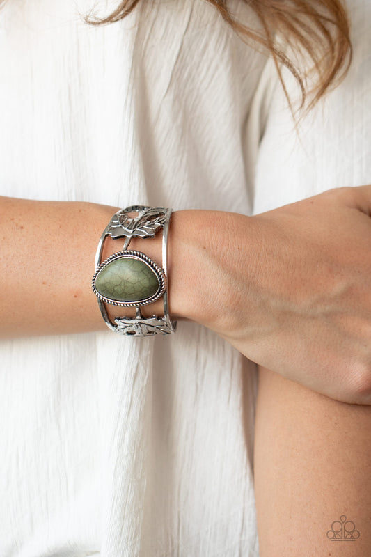 Sahara Seasons - green - Paparazzi bracelet