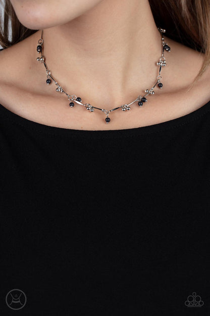 Sahara Social - black - Paparazzi necklace