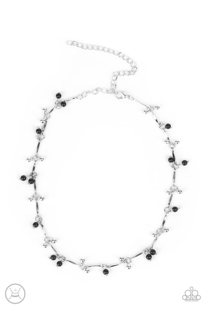 Sahara Social - black - Paparazzi necklace
