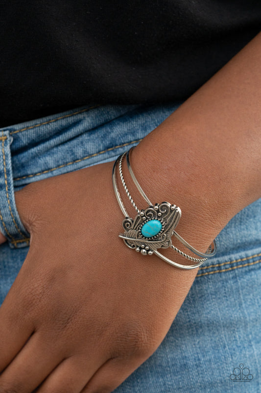Sahara Solstice - blue - Paparazzi bracelet