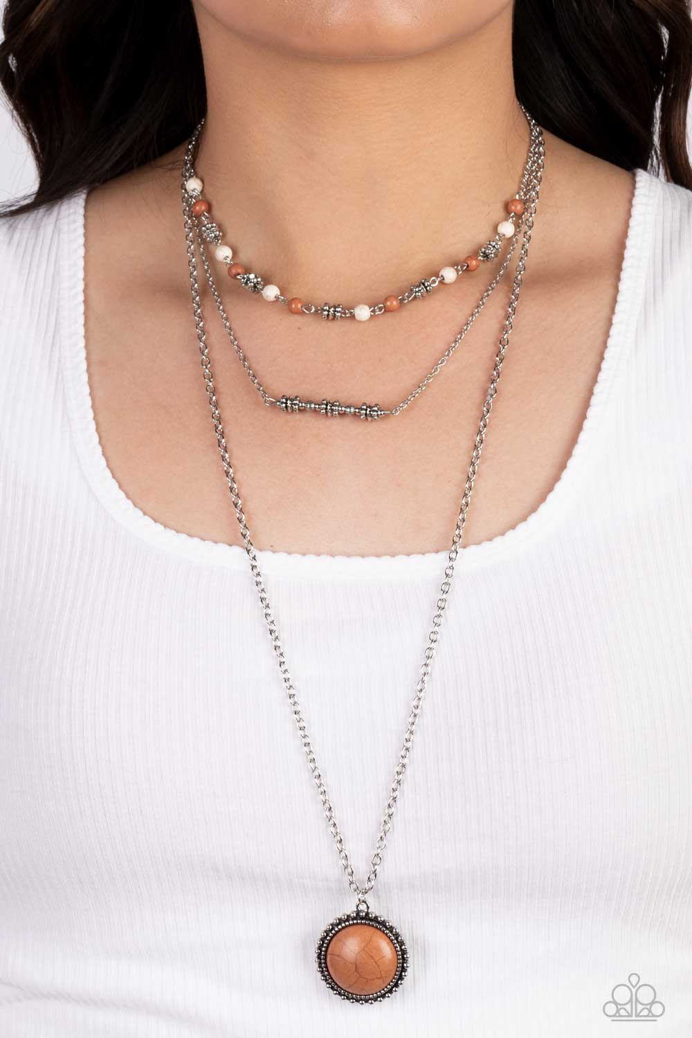 Sahara Symphony - multi - Paparazzi necklace