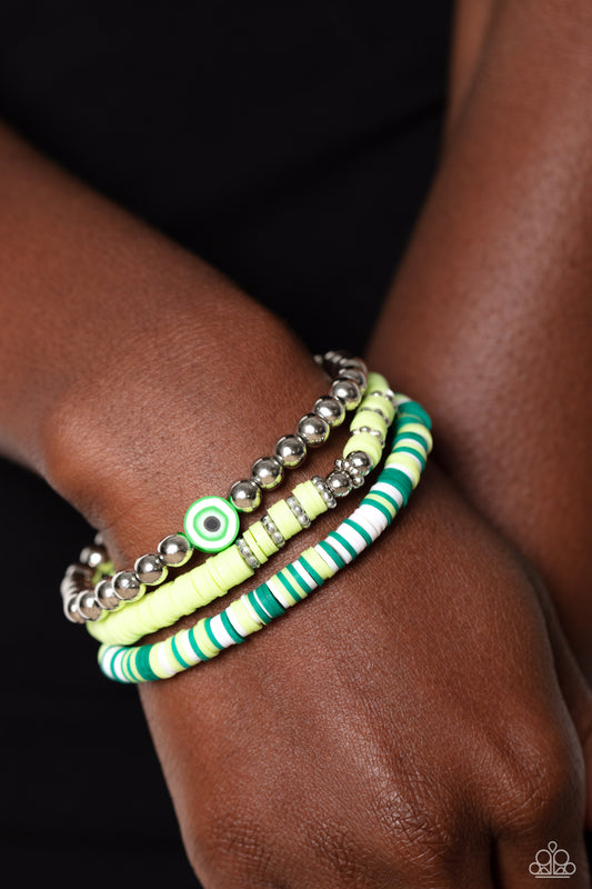 Sam EYE Am - green - Paparazzi bracelet