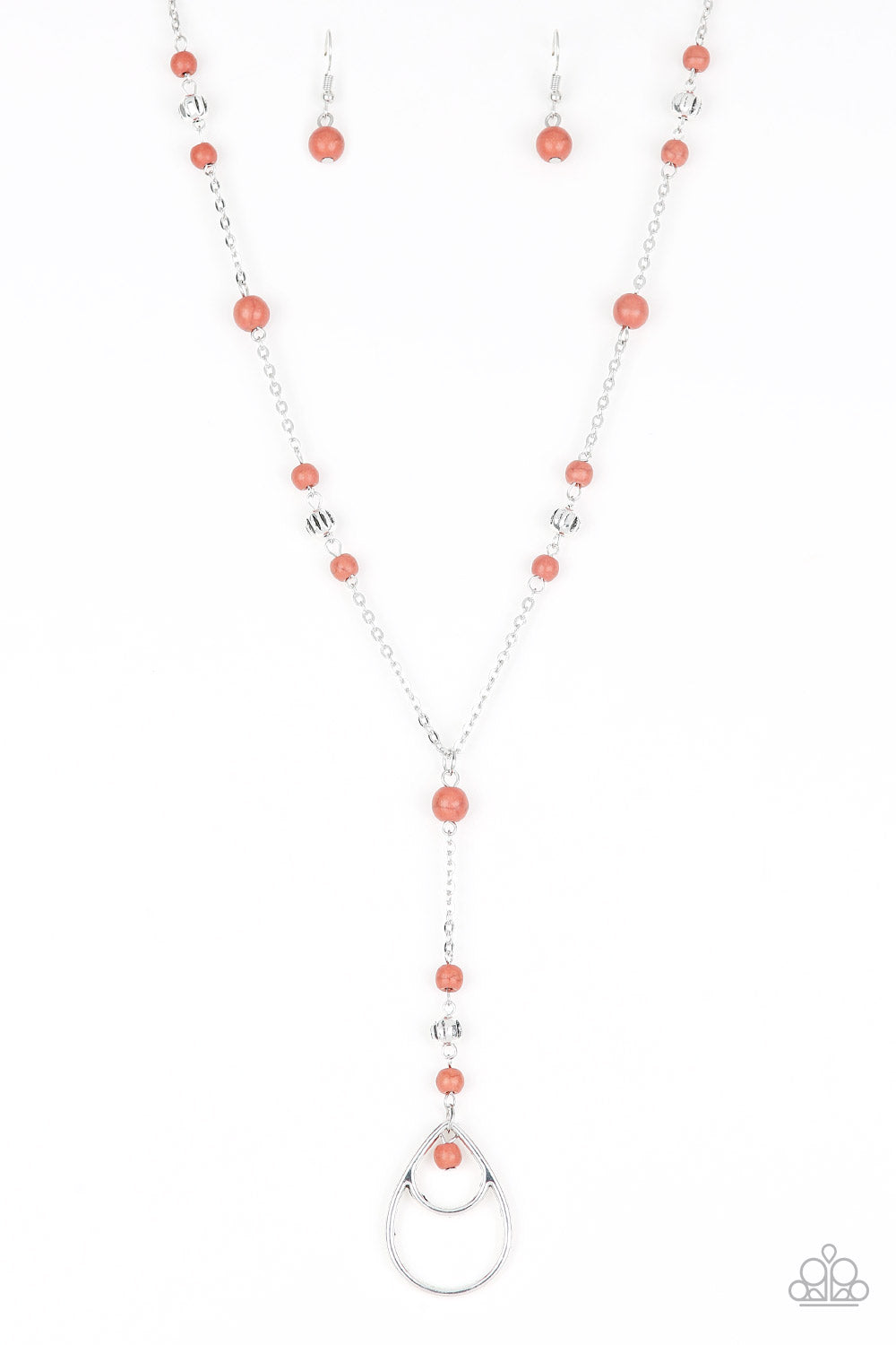 Sandstone Savannahs - orange - Paparazzi necklace