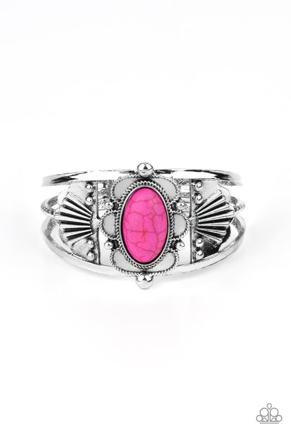 Sandstone Tundra - pink - Paparazzi bracelet