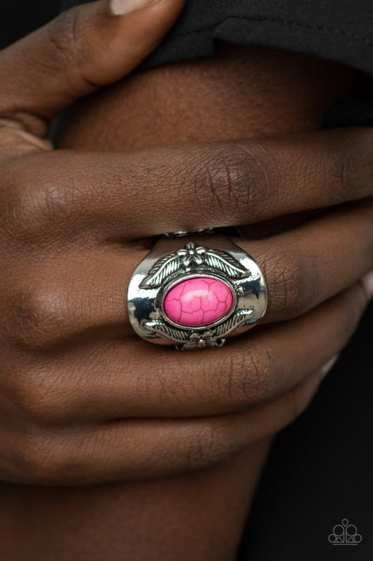 Santa Fe Sanctuary - pink - Paparazzi ring