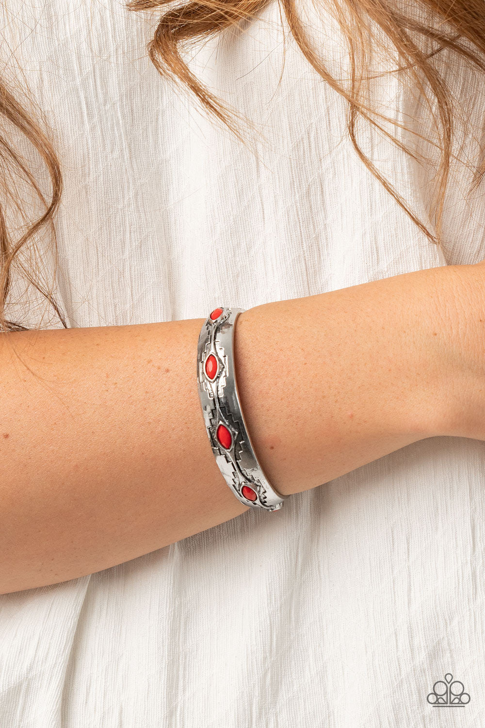 Santa Fe Scene - red - Paparazzi bracelet