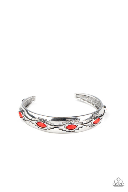 Santa Fe Scene - red - Paparazzi bracelet