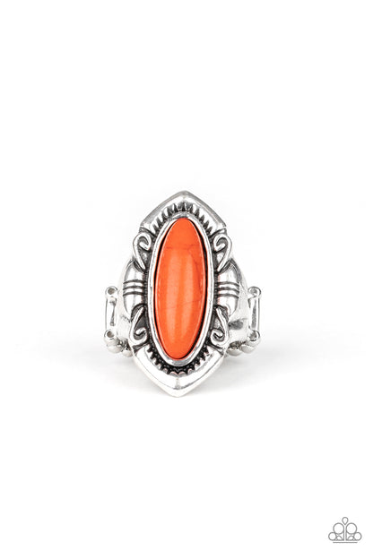 Santa Fe Serenity - orange - Paparazzi ring