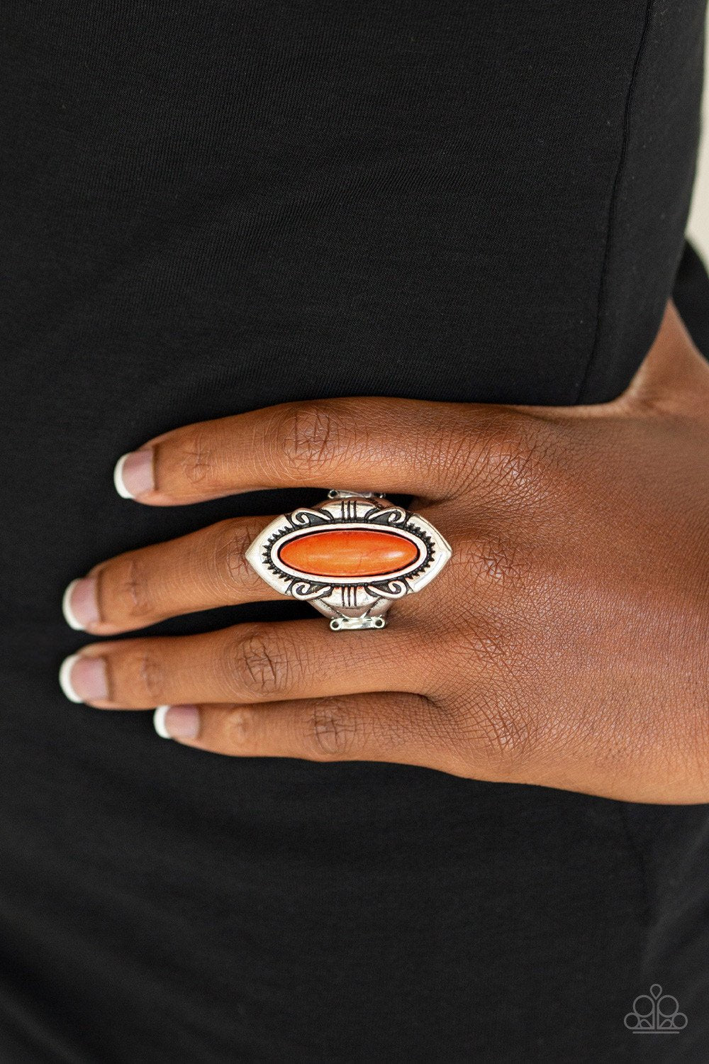Santa Fe Serenity-orange-Paparazzi ring