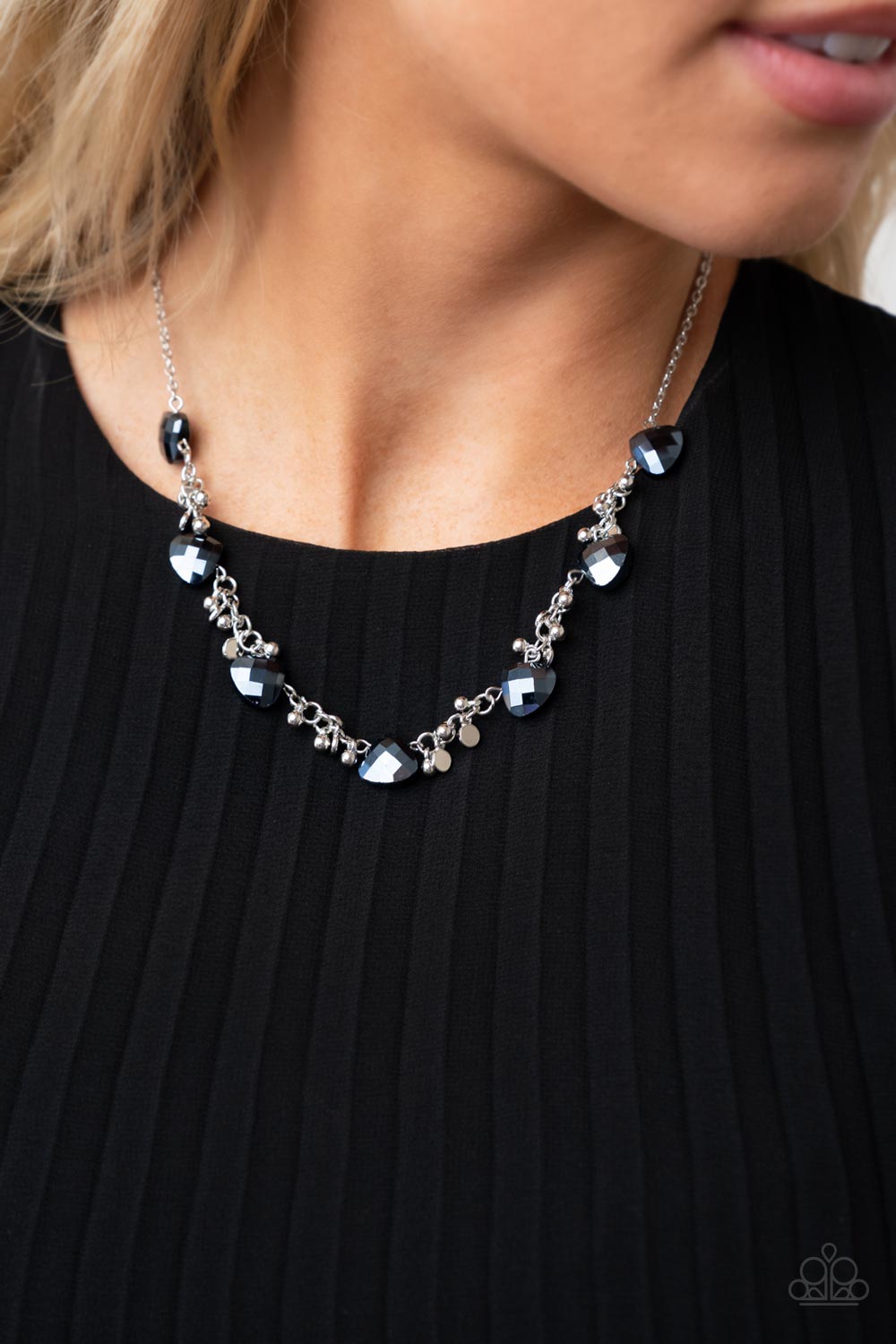 Sassy Super Nova - blue - Paparazzi necklace
