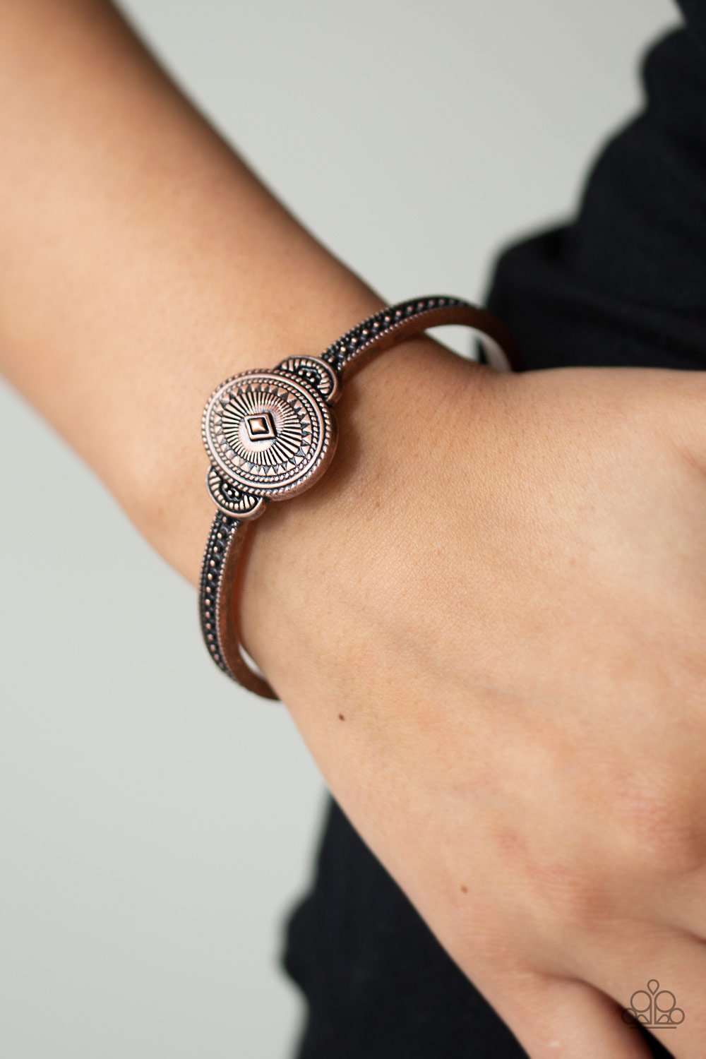 Savannah Sunset-copper-Paparazzi bracelet