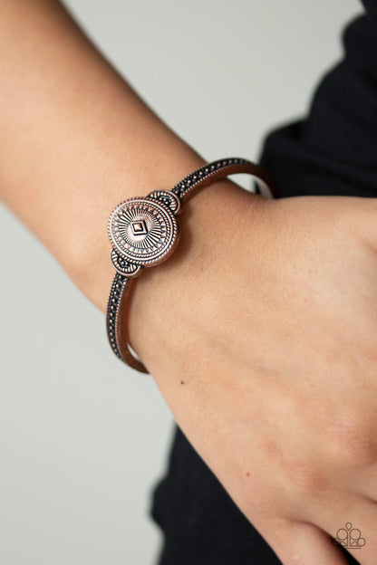 Savannah Sunset-copper-Paparazzi bracelet