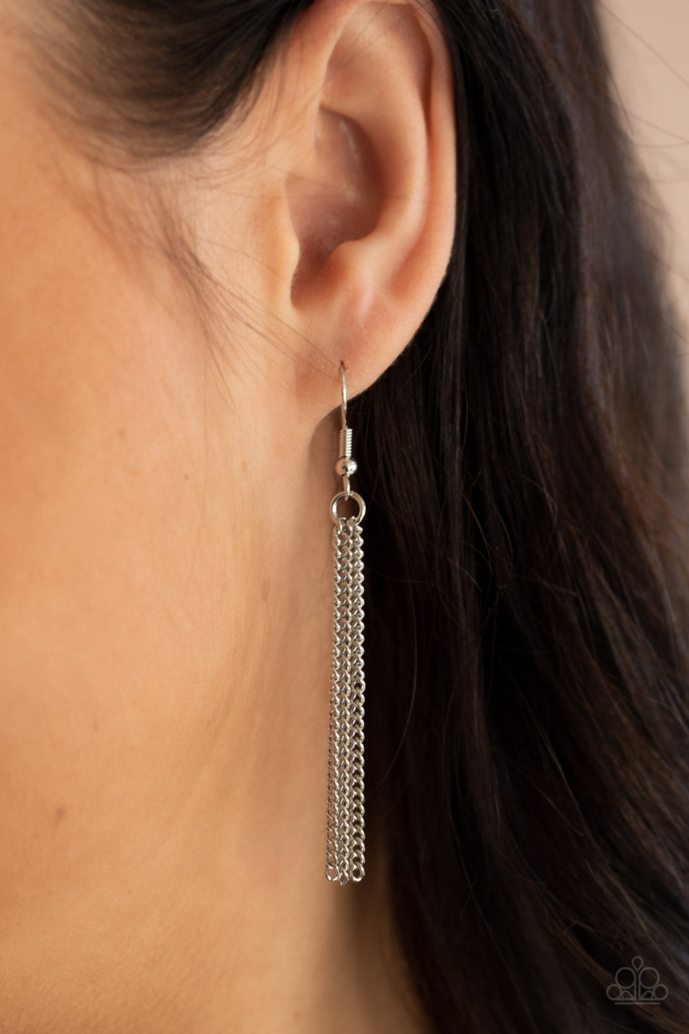 Save Your TIERS - silver - Paparazzi necklace