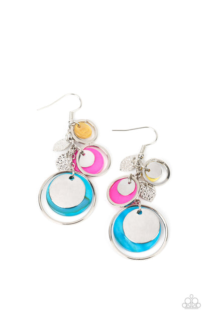 Saved By The SHELL - multi - Paparazzi earrings