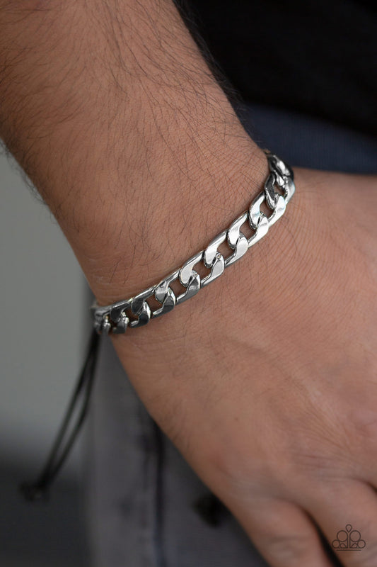 Score - silver - Paparazzi bracelet