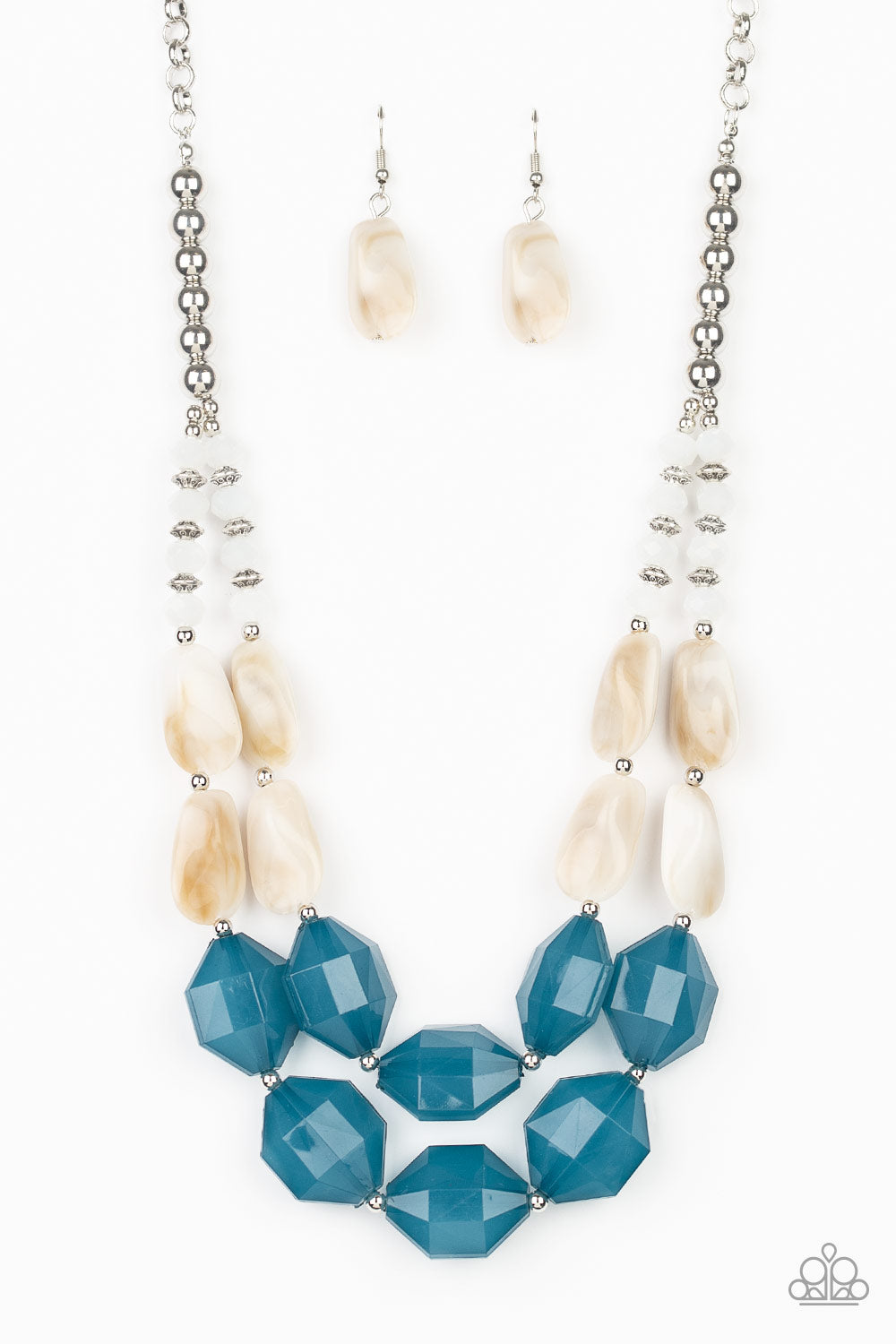 Seacoast Sunset - blue - Paparazzi necklace