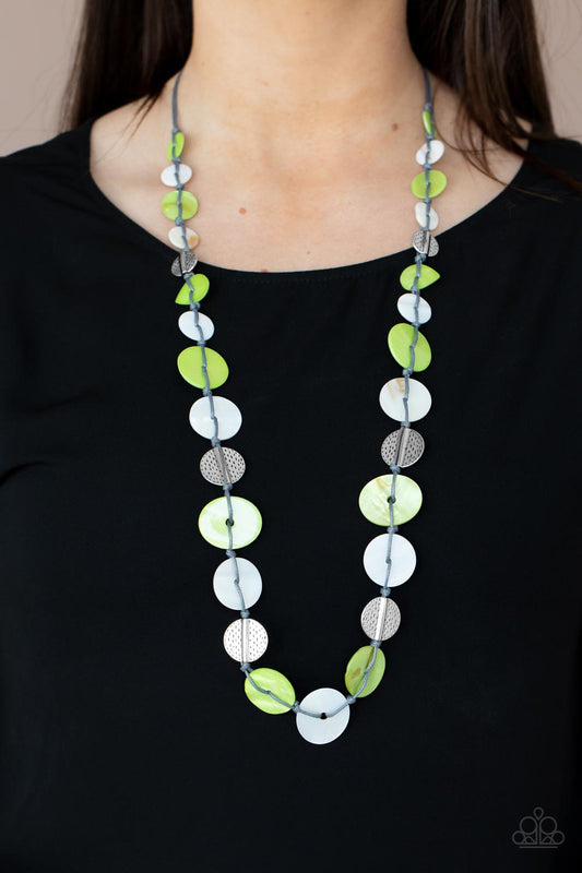 Seashore Spa - green - Paparazzi necklace