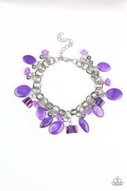 Seashore Sailing - purple - Paparazzi bracelet