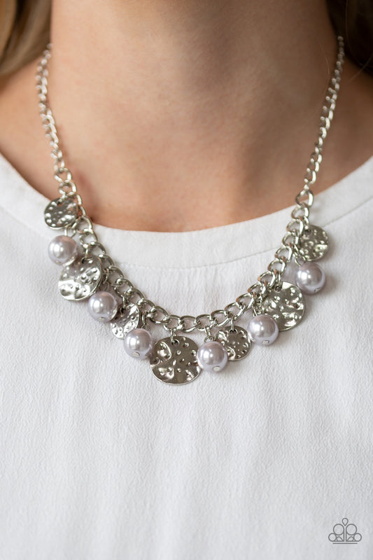 Seaside Sophistication - silver - Paparazzi necklace