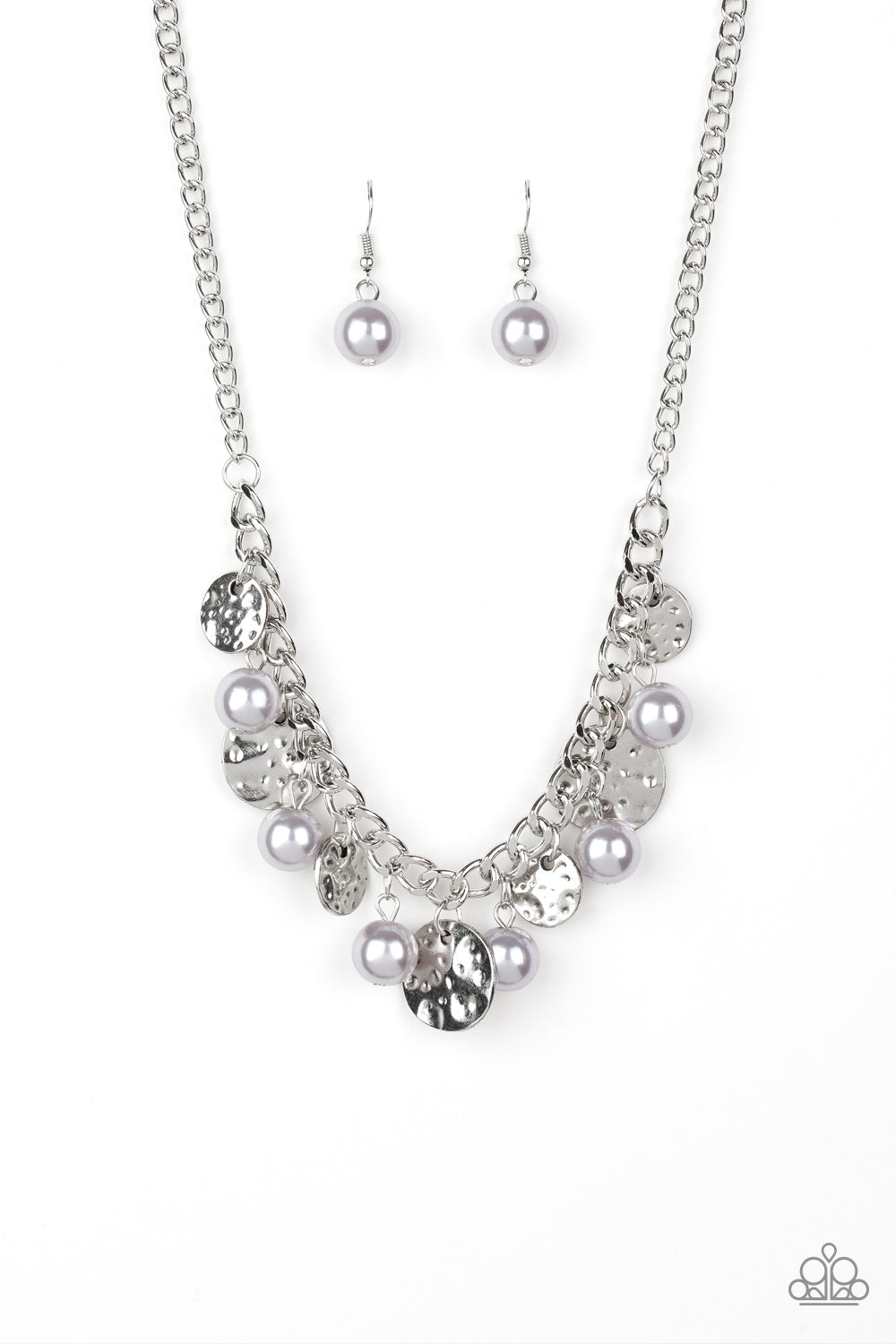 Seaside Sophistication - silver - Paparazzi necklace