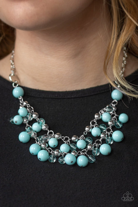 Seaside Soiree-blue-Paparazzi necklace