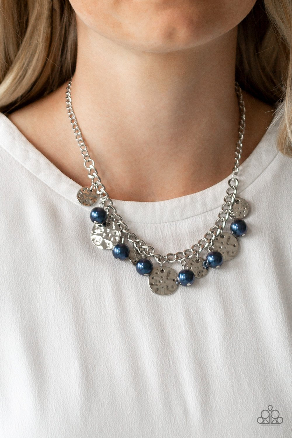 Seaside Sophistication-blue-Paparazzi necklace