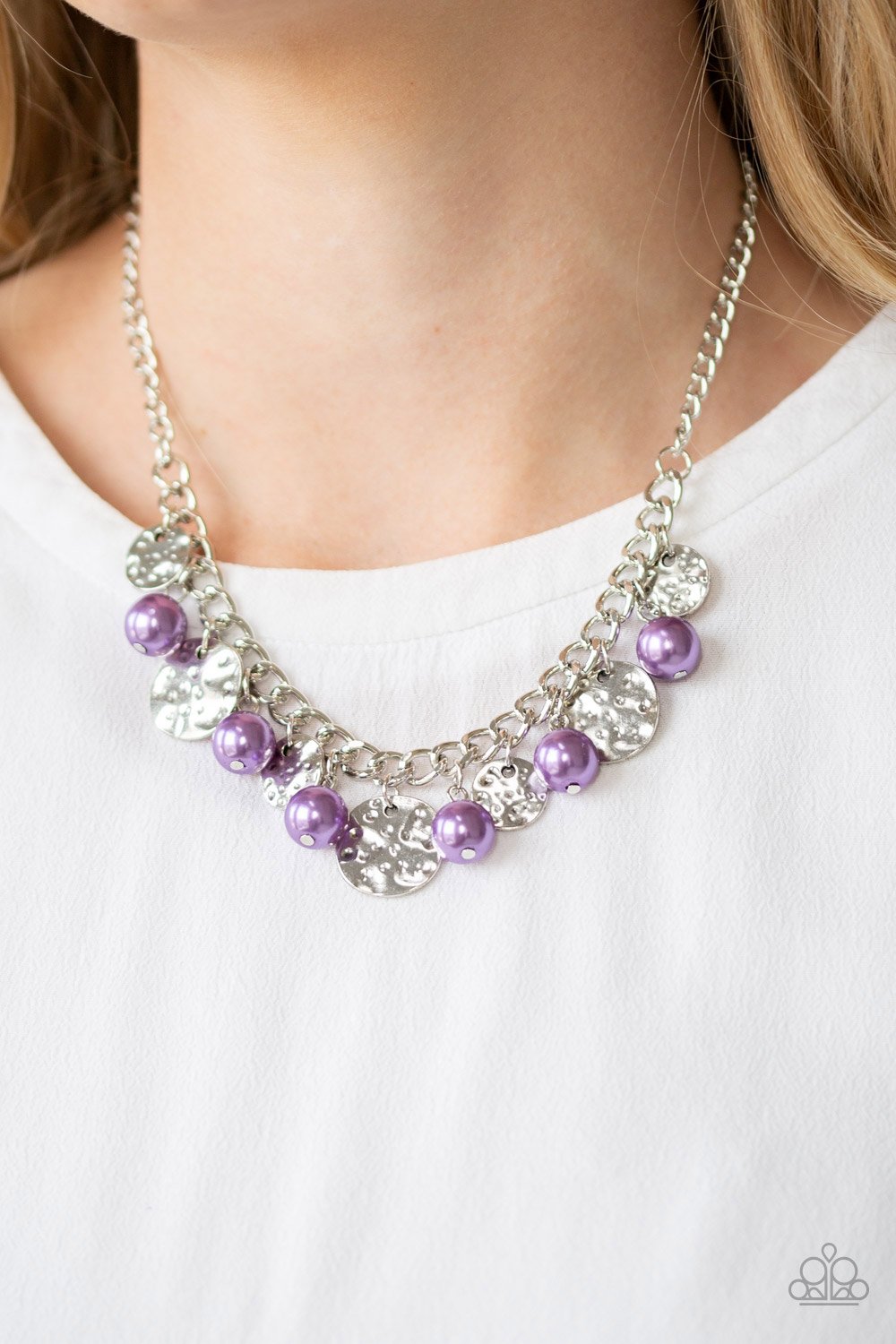 Seaside Sophistication-purple-Paparazzi necklace
