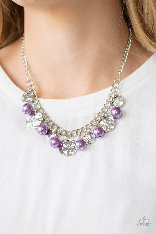 Seaside Sophistication-purple-Paparazzi necklace