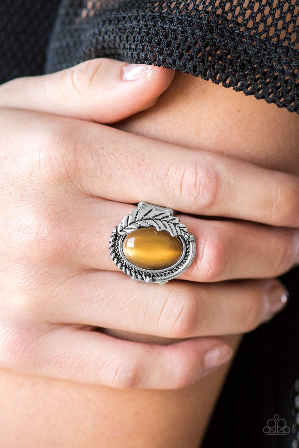 Seasonal Shimmer - brown - Paparazzi ring