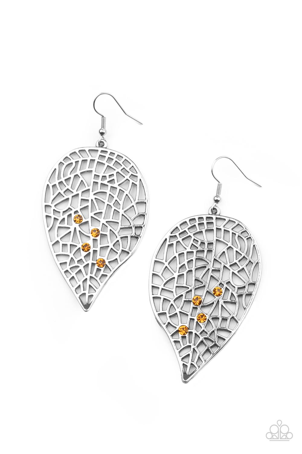 Seasonal Showcase - yellow - Paparazzi earrings