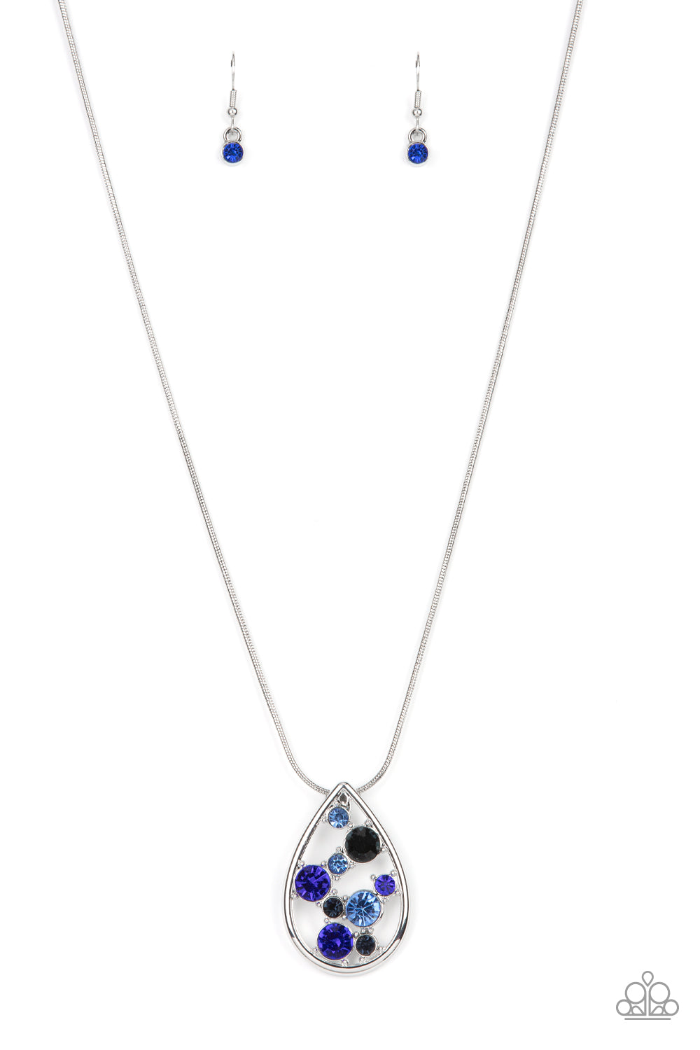 Seasonal Sophistication - blue - Paparazzi necklace