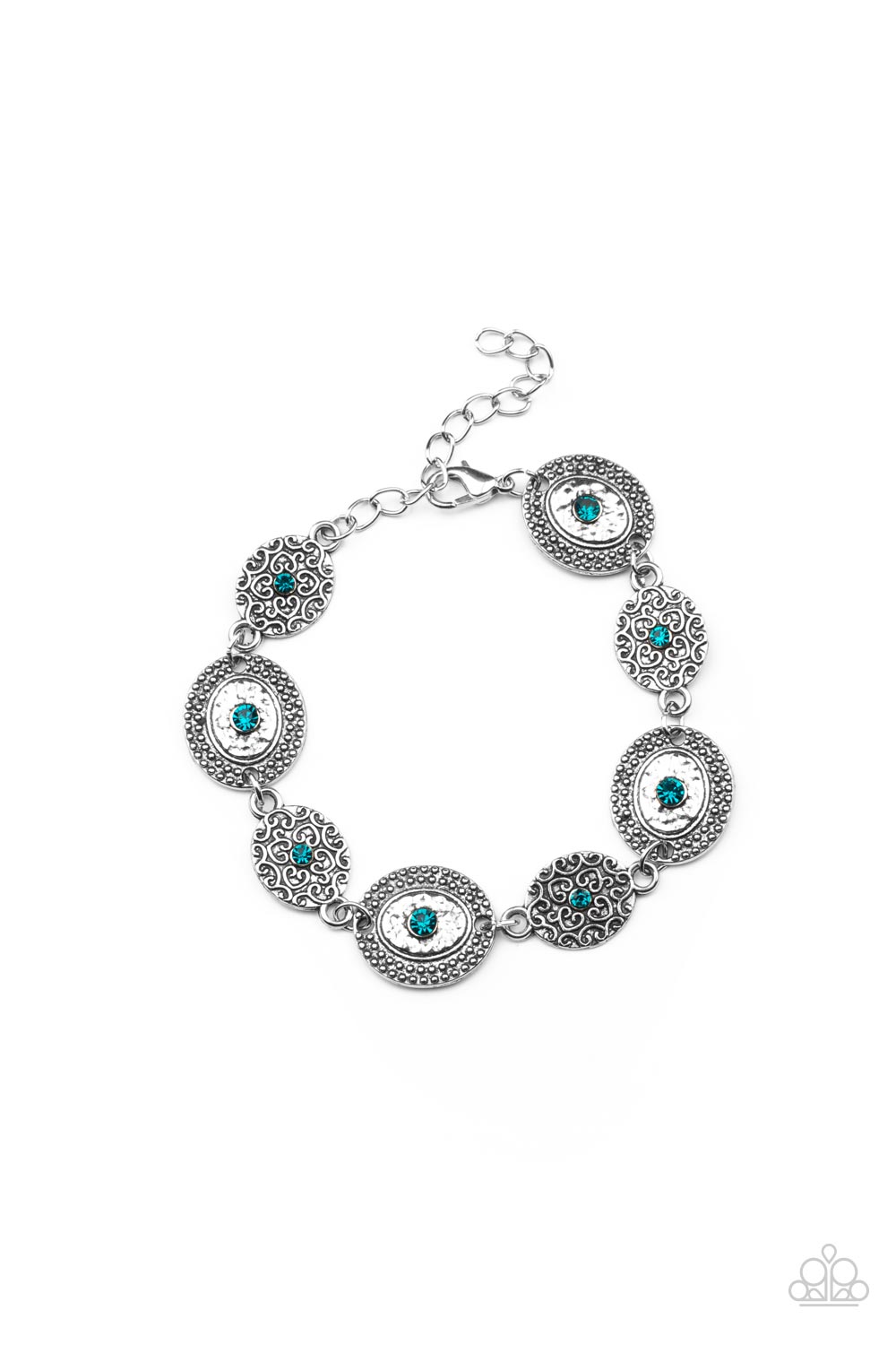 Secret Garden Glamour - blue - Paparazzi bracelet