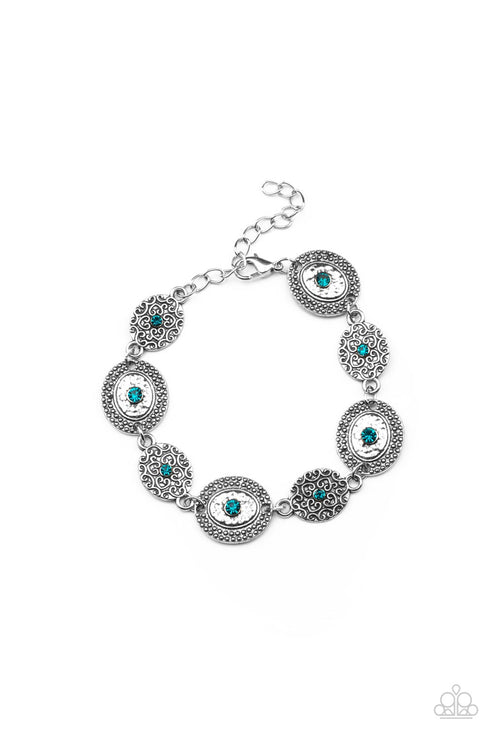 Secret Garden Glamour - blue - Paparazzi bracelet – JewelryBlingThing