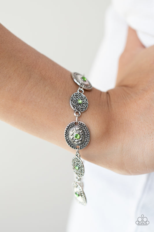 Secret Garden Glamour - green - Paparazzi bracelet