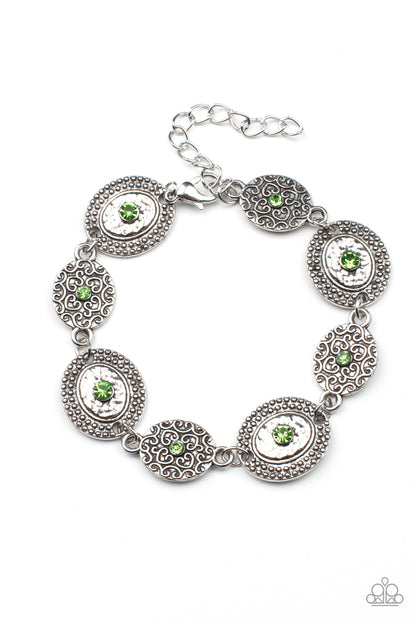 Secret Garden Glamour - green - Paparazzi bracelet