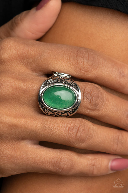 Sedona Dream - green - Paparazzi ring