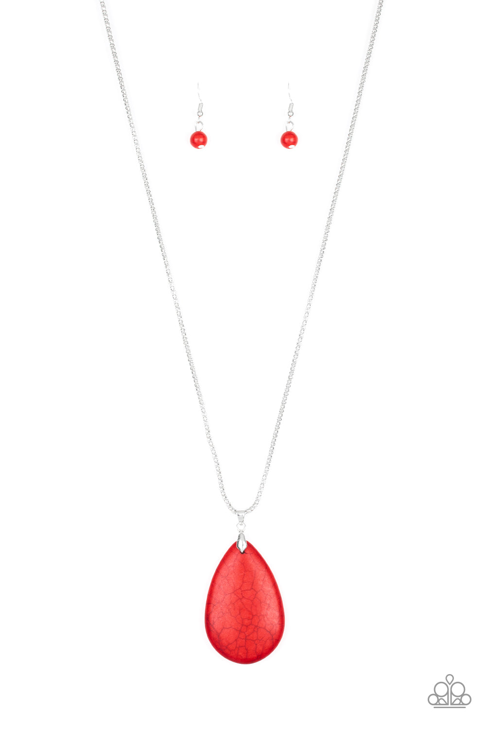 Sedona Sandstone - red - Paparazzi necklace