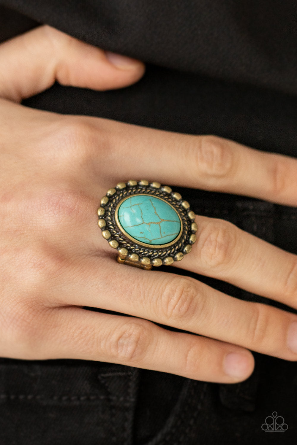 Sedona Soul - brass - Paparazzi ring