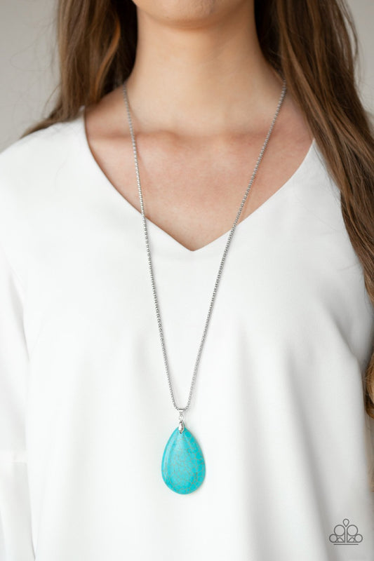 Sedona Sandstone-blue-Paparazzi necklace