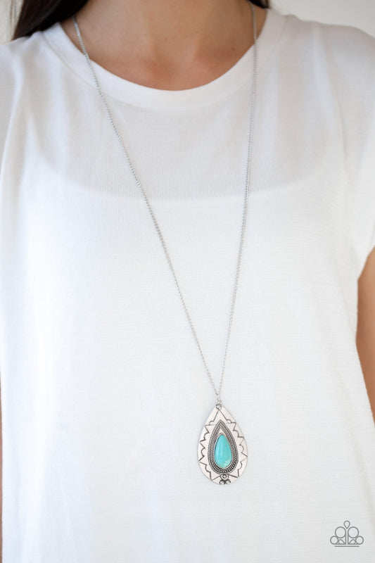 Sedona Solstice-blue-Paparazzi necklace