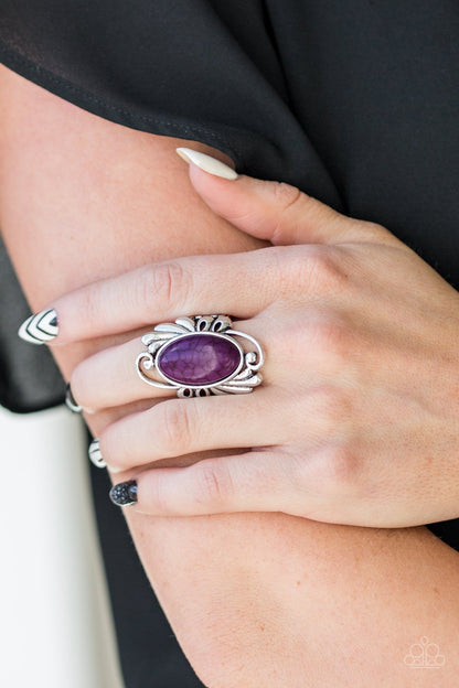 Sedona Sunset-purple-Paparazzi ring
