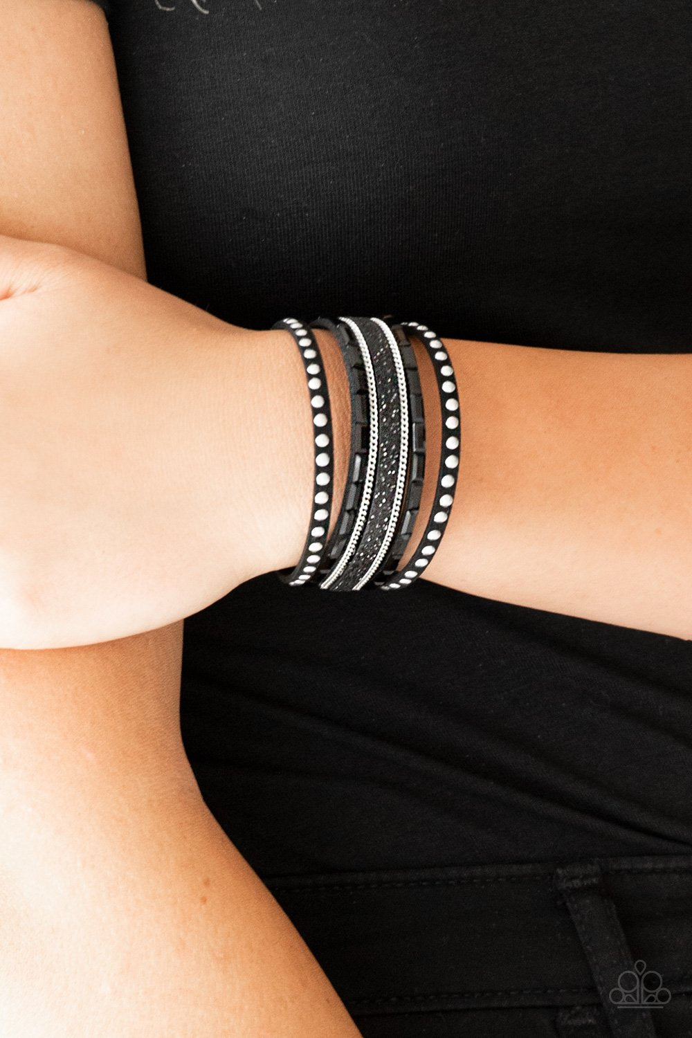 Seize the Sass-black-Paparazzi bracelet