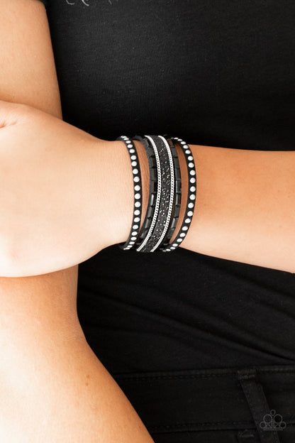 Seize the Sass-black-Paparazzi bracelet