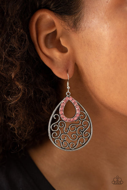 Seize the Stage-pink-Paparazzi earrings