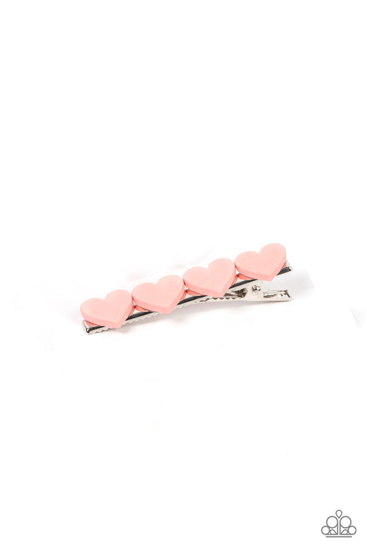 Sending You Love - pink - Paparazzi hair clip