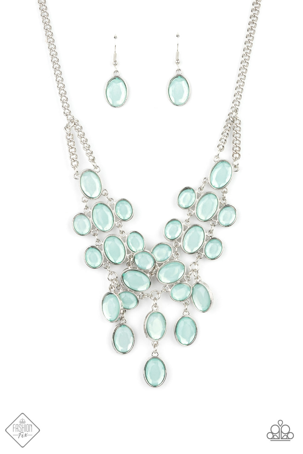 Serene Gleam - blue - Paparazzi necklace 